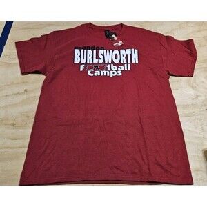 arkansas razorbacks Brandon Burlsworth Tshirt #77 Football camps Red Medium NEW